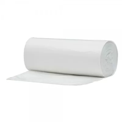 Šiukšlių maišai HDPE 60 L, 50 vnt., 7 mikr., balti
