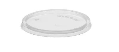 Vienkartinis dangtelis indeliui, skaidrus, D115 mm, PP, 50 vnt. / pak.