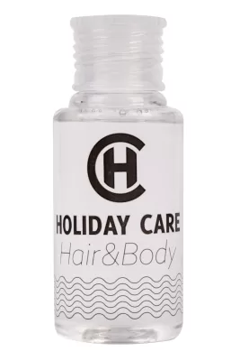 CAHM HOLIDAY CARE Šampūnas-dušo gelis buteliuke, 30 ml, 50 vnt./pak