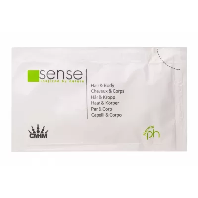 CAHM SENSE Šampūnas-dušo gelis maišelyje, 10 ml