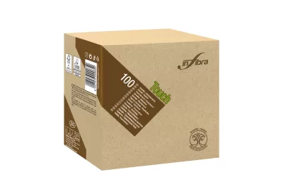 * CELTEX ECO Stalo servetėlės, 2 sl., 33x33 cm, smėlio sp., 100 serv/vnt