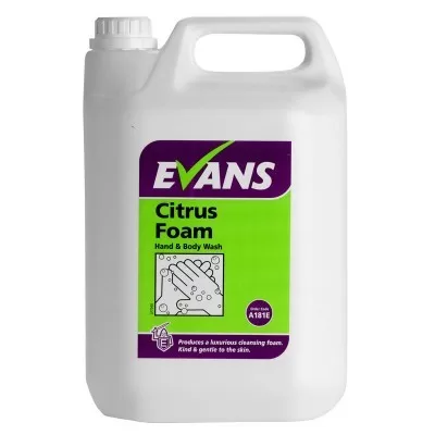 EVANS CITRUS FOAM Putų muilas rankoms, 5 L