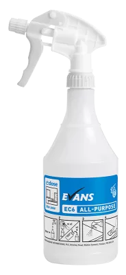 EVANS EC6 Buteliukas su purkštuku, 750 ml, mėlynas