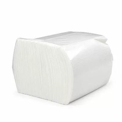 LENEK Dispenserinės servetėlės, 1 sl., 125 serv/vnt., baltos sp.