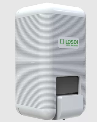 LOSDI Dozatorius pilstomam muilui ECO-LUXE, 1 L, baltas