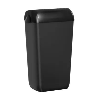 MARPLAST Šiukšliadėžė su dangčiu, 23 L, juoda