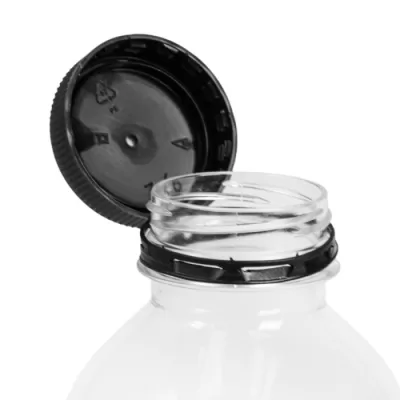 Butelio dangtelis, 38mm, HDPE, nenuimamas, juodas