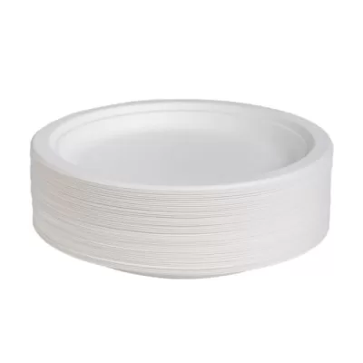 Cukranendrių pluošto lėkštė 18 cm, 50 vnt./pak./13PL07/29570