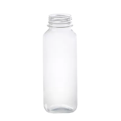 Plastikinis butelis, 330ml, skaidrus, kvadratinis, PET, 140 vnt./pak. 54330KP