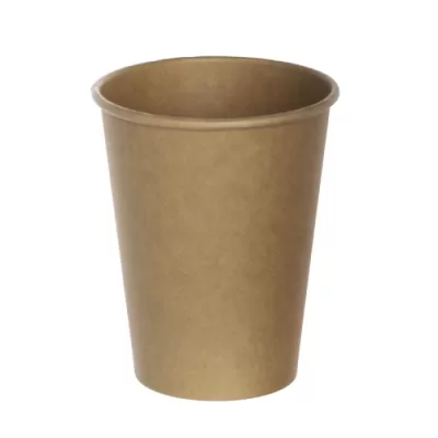 Popieriniai puodeliai, kraft, 350 ml, D90 mm, 50 vnt.