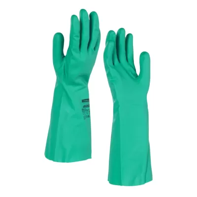 * Kimberly-Clark Professional KLEENGUARD G80 Pirštinės, žalios, dydis 7 (S)