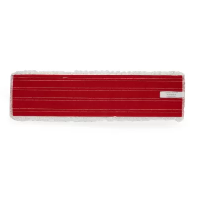 * RS VELCRO Šluostė, LOOP ECL, mikropluoštas, raudona/balta, 40x11 cm