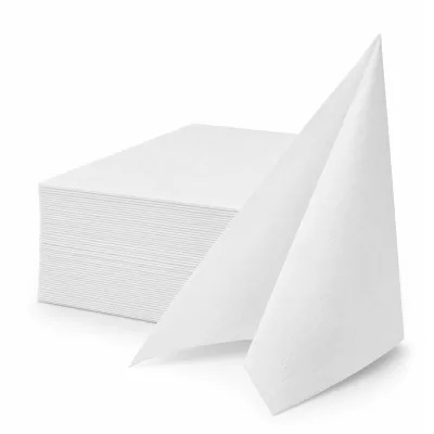 AIRLAID Stalo servetėlės 40x40x cm, baltos, 50 serv. vnt. / 89100
