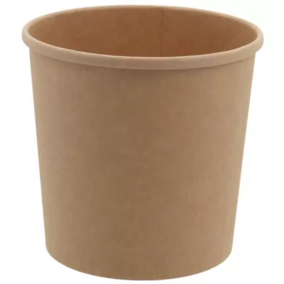 Vienkartinis KRAFT dubenėlis D115, 710 ml, 110 mm, 25 vnt. / pak.