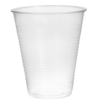 Plastikinės stiklinės, skaidrios, PP, 200 ml, D70, 100 vnt. / pak.