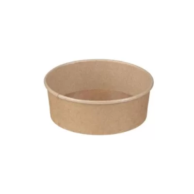 Vienkartinis KRAFT dubenėlis 750 ml, 150 mm, 50 vnt. / pak.