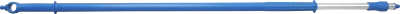 UNIMOP Ergonomiškas teleskopinis aliuminis kotas su vandens padavimu, 125 x 200 x 3.2 cm, mėlynas