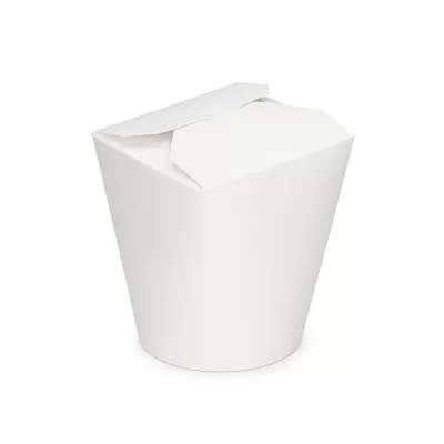 Popierinis indelis skirtas WOK, 750ml, baltos spalvos, 50 vnt./pak.