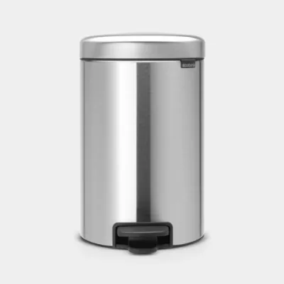 BRABANTIA NEWICON Šiukšliadėžė su pedalu 12 L , matinio metalo