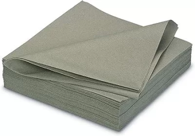 AIRLAID Stalo servetėlės 40 x 40 cm, 1 sl., pilkos, 75 serv. / vnt.