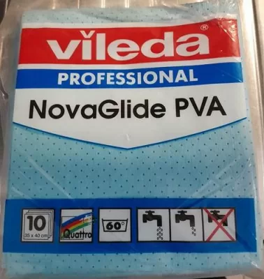 * Novaglide PVA perforuota šluostė, mėlyna, 35x40 cm
