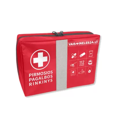 Pirmosios pagalbos vaistinėlė, raudona / PR30802 (4779055500112)