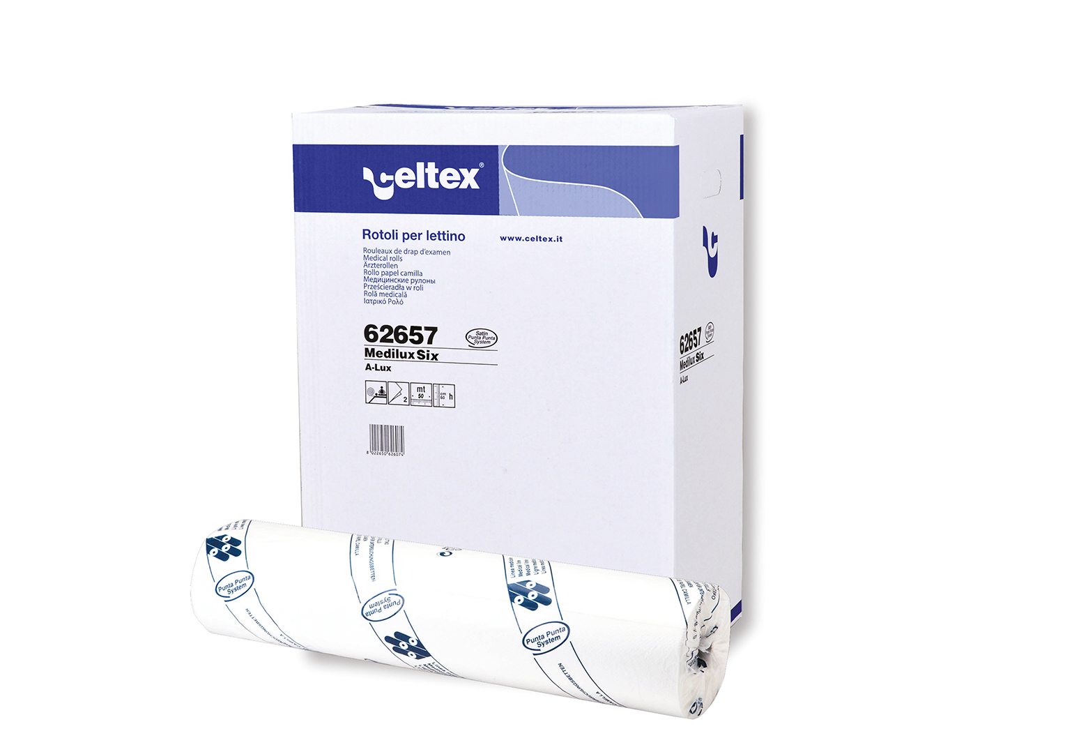 * CELTEX Medicininiai patiesalai, 2 sl., 59,5x38 cm, baltos sp., 132 pak vnt, cel.