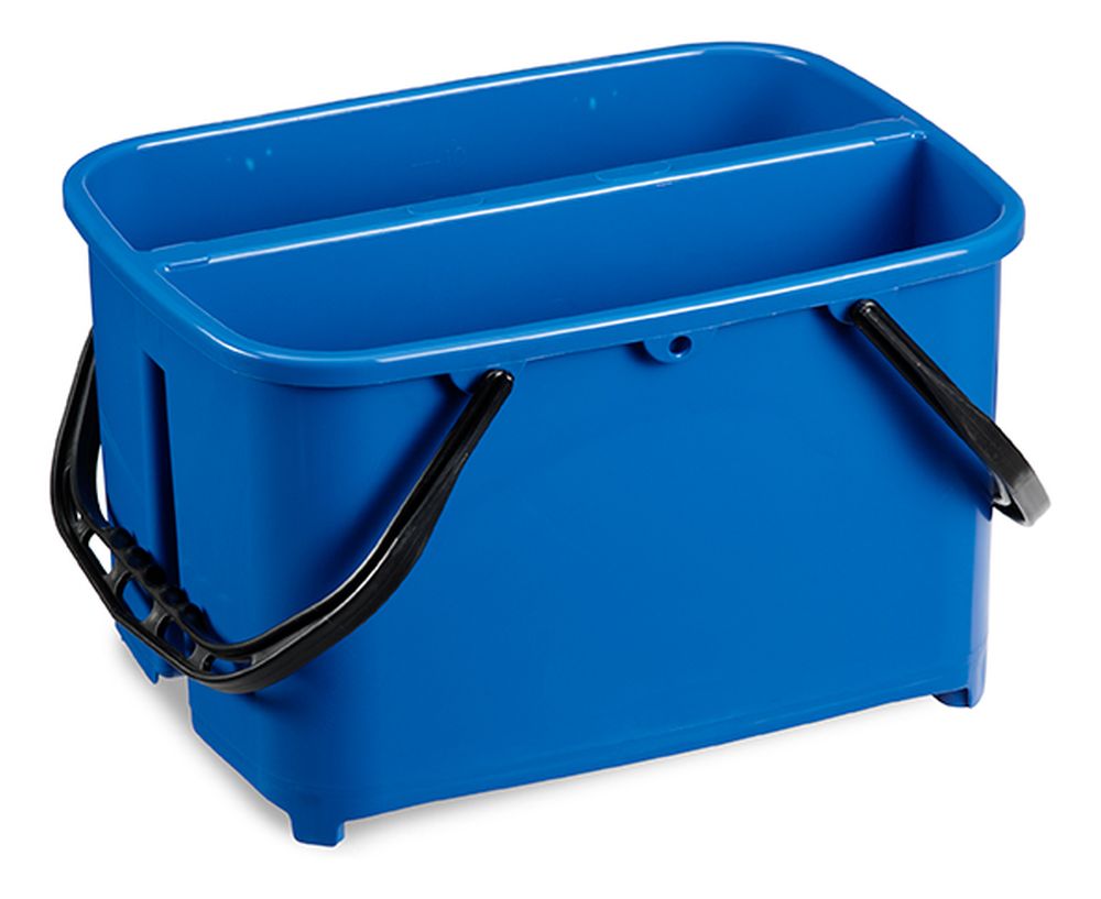 FILMOP TWIN Dvigubas kibiras 2x10 L, su dviem rankenomis, mėlynas