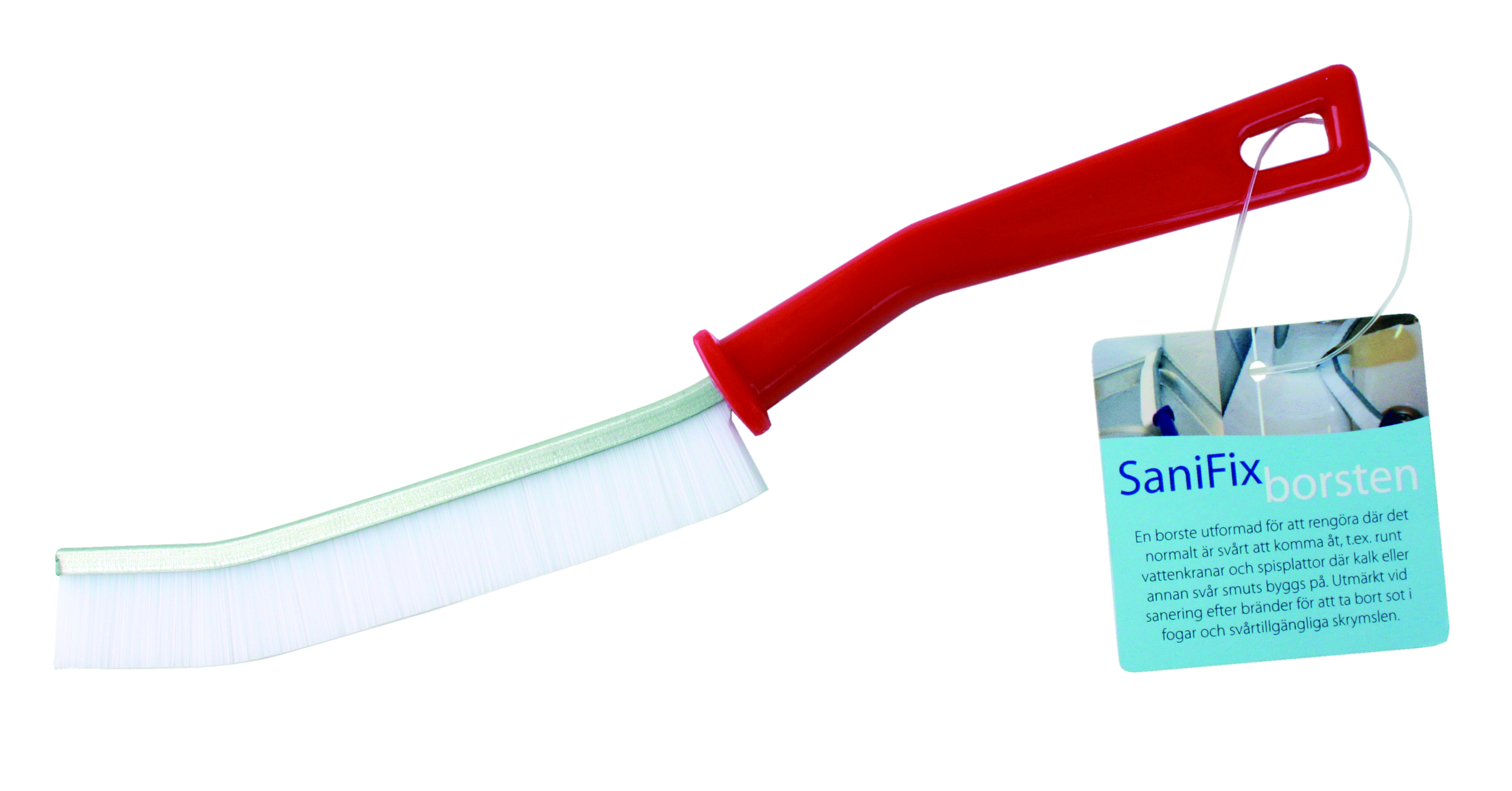 HYGIENTEKNIK Šepetukas-šveistukas, raudonas