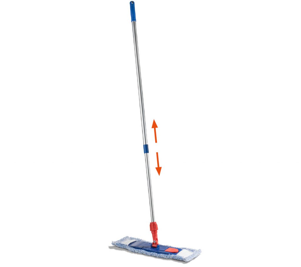 MOPPTEX Teleskopinis aliuminio kotas, 170 cm, mėlynos sp.