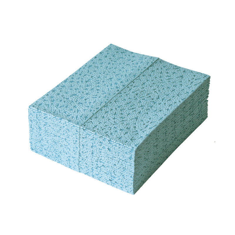 ! TEMCA PROFIX POLY-WIPE Pramoninės šluostės, 1 sl., „Z“, 35 šl/vnt., mėlynos sp.