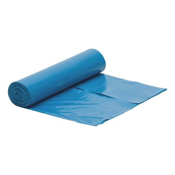Šiukšlių maišai LDPE  60 L, 20 vnt., 23 mikr., mėlyni