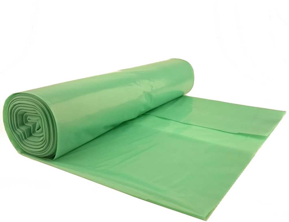 Šiukšlių maišai LDPE  60 L, 20 vnt., 23 mikr., žali