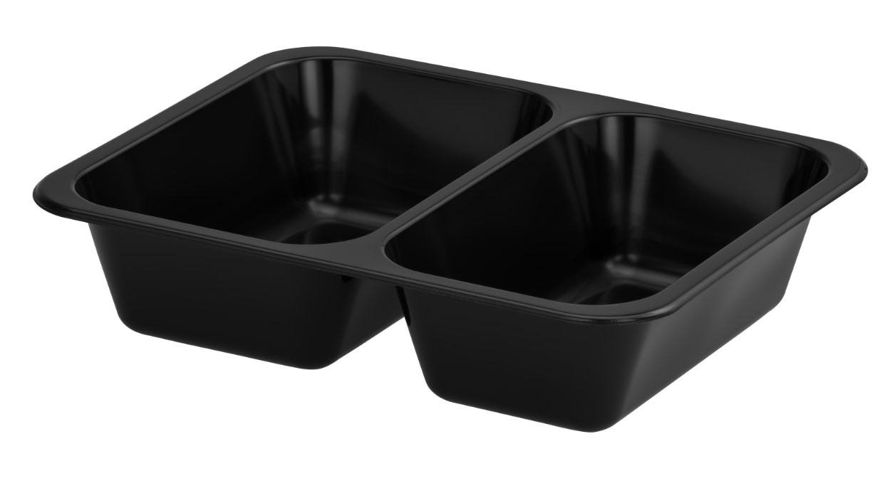 Indelis užlydymui 227x178x50 mm, T-2, juodas, PP, 23,5 g., 50 vnt. / pak.