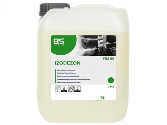 BS IZODEZON Rankų ir paviršių dezinfekavimo priemonė, 5 L