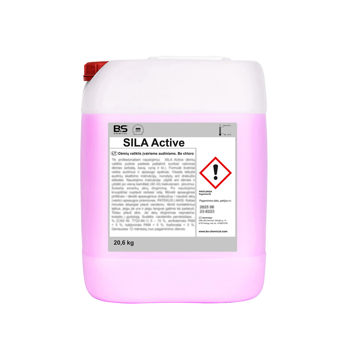 SILA Active Skalbimo priemonė, 20 L