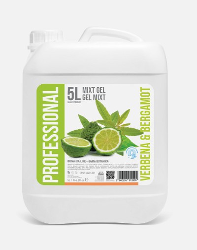 CAHM VERBINA & BERGAMOTA Gel Mixt Dušo gelis ir šampūnas, 5 L