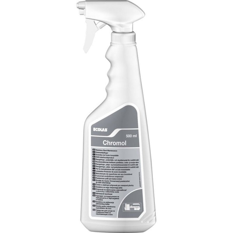 ECOLAB CHROMOL Nerūdijančio plieno paviršių valiklis, 500 ml