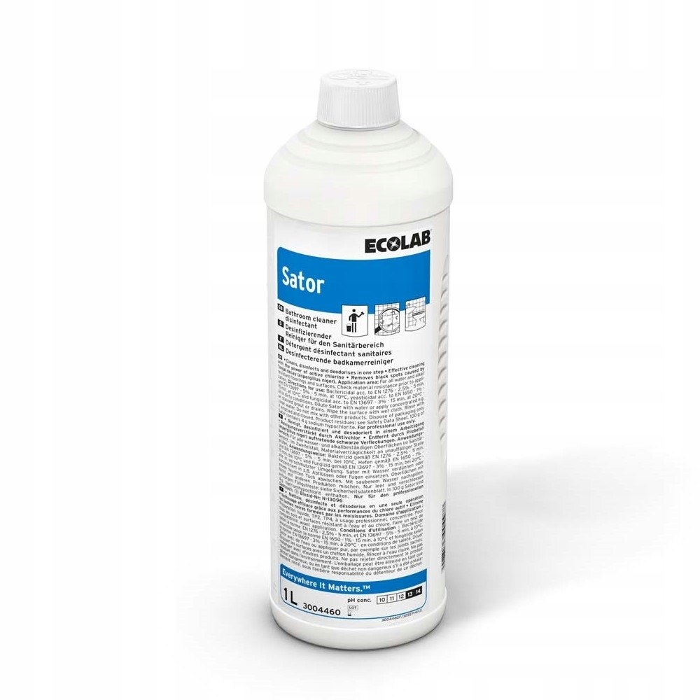 ECOLAB SATOR Dezinfekuojantis valiklis nuo pelėsių, 1 L