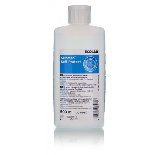 ECOLAB SKINMAN SOFT PROTECT Rankų dezinfekavimo priemonė, 500 ml