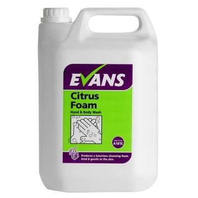 EVANS CITRUS FOAM Putų muilas, 5 L