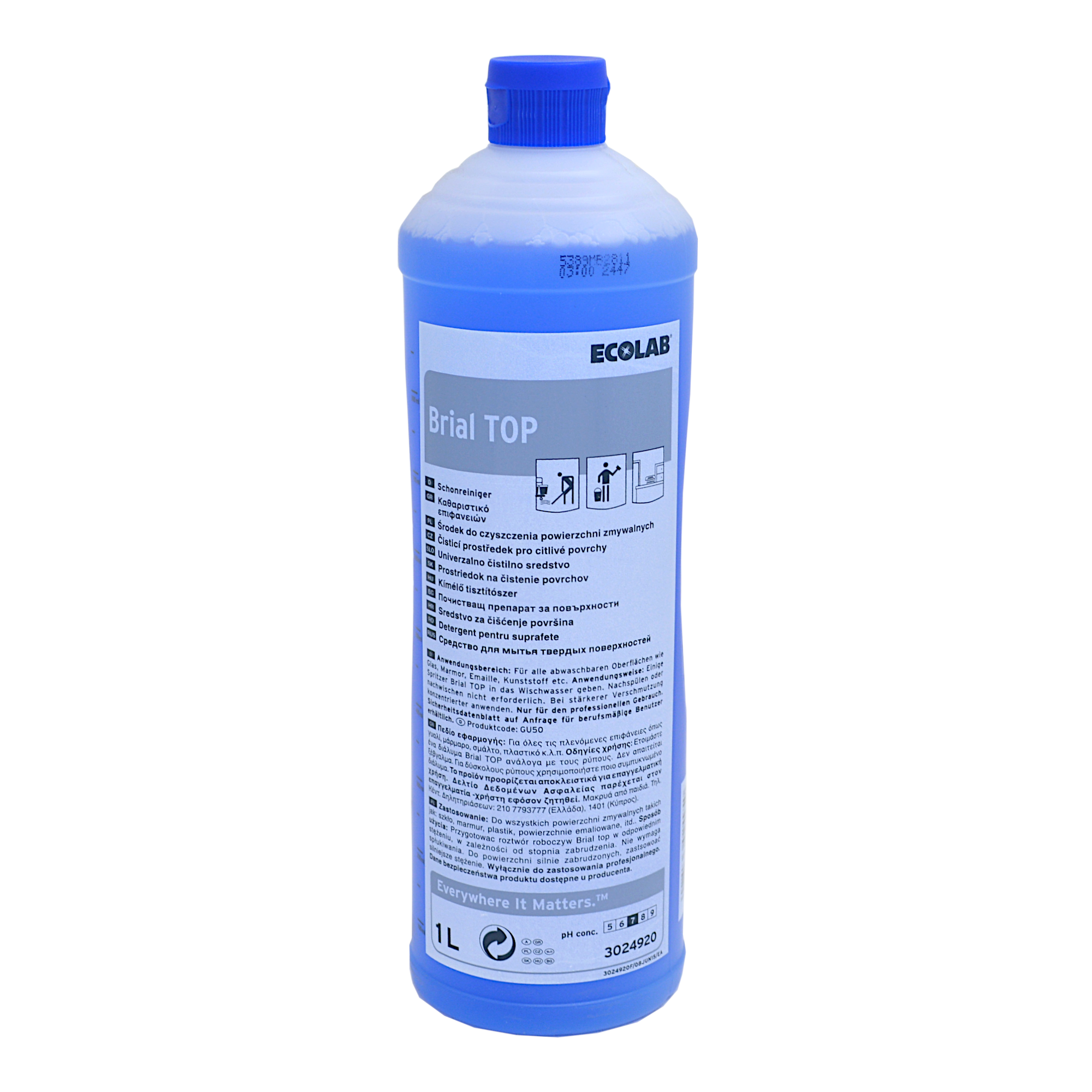 ECOLAB BRIAL TOP Universalus valymo koncentratas, 1 L