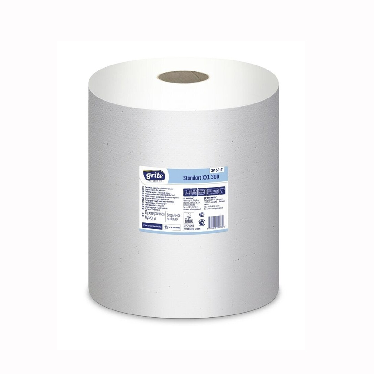 Pramoninis rulonins popierius Standart XXL 300 , perdirbtas pl., 300m, 2 vnt./pak.