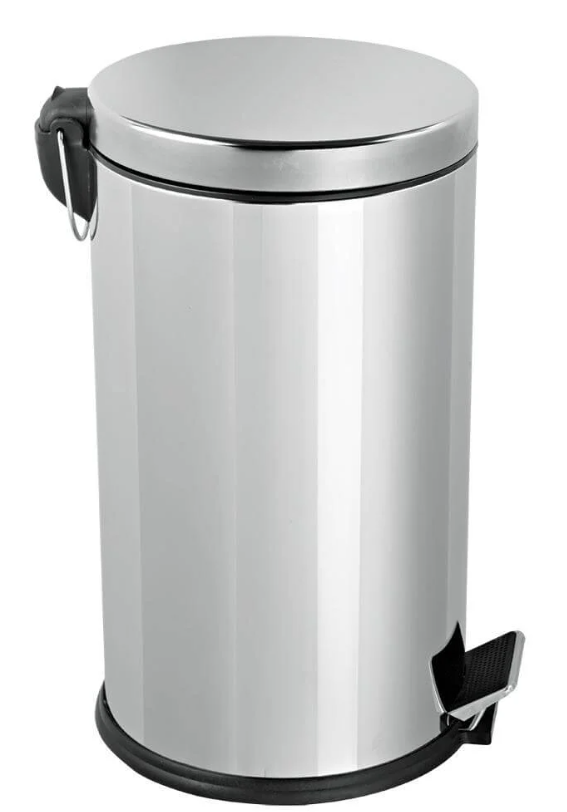 HUNT Šiukšliadėžė su pedalu, 5 L, chromas