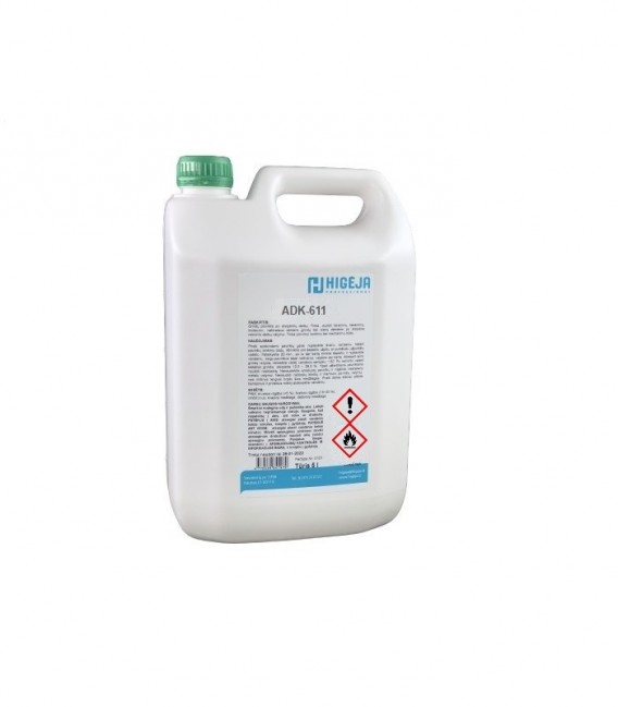 *ADK-611 Alkoholinė dezinfekuojanti priemonė paviršiams, 5 L