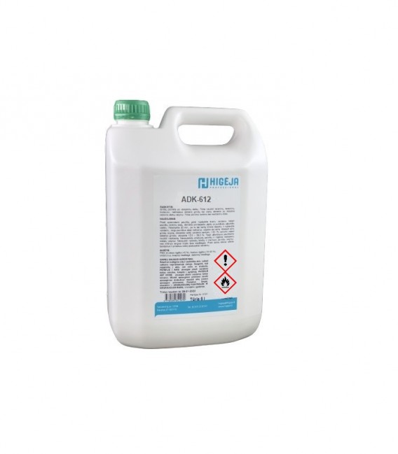 * ADK-612 Alkoholinė dezinfekavimo priemonė rankoms, 5 L