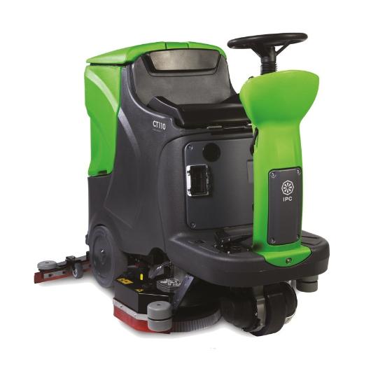 GANSOW Sėdima grindų plovimo mašina CT110 BT85 (su 4 akumuliatoriais ir vidiniu įkrovikliu)