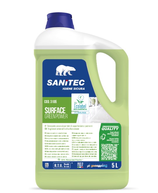 Italchimica Ekologiškas grindų ploviklis GREEN POWER SURFACE, 5 L