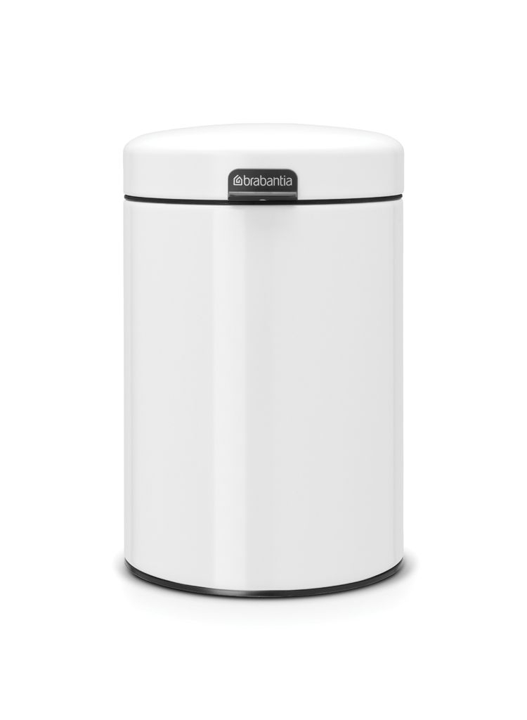 BRABANTIA NEWLCON Šiukšliadėžė, 3 L, pakabinama, balta