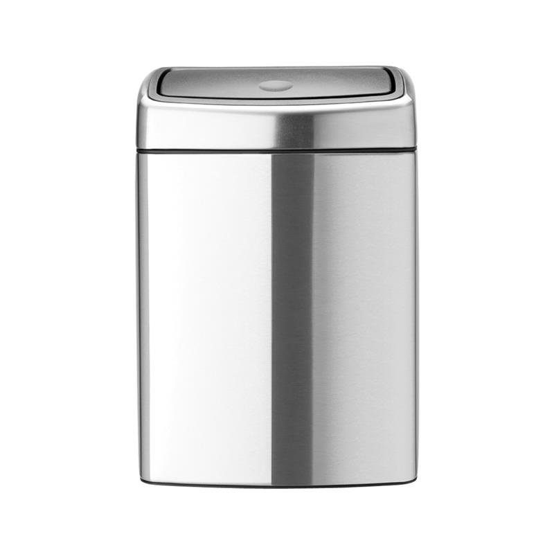 BRABANTIA TOUCH BIN Šiukšliadėžė 10 L, matinis plienas